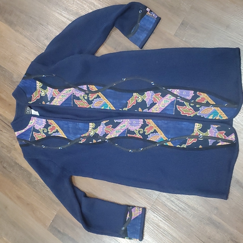 Koos of course open front cardigan sz small
